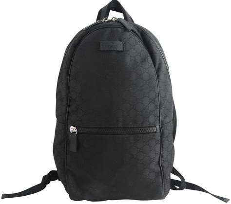 gucci supreme backpack black|Gucci guccissima slim backpack.